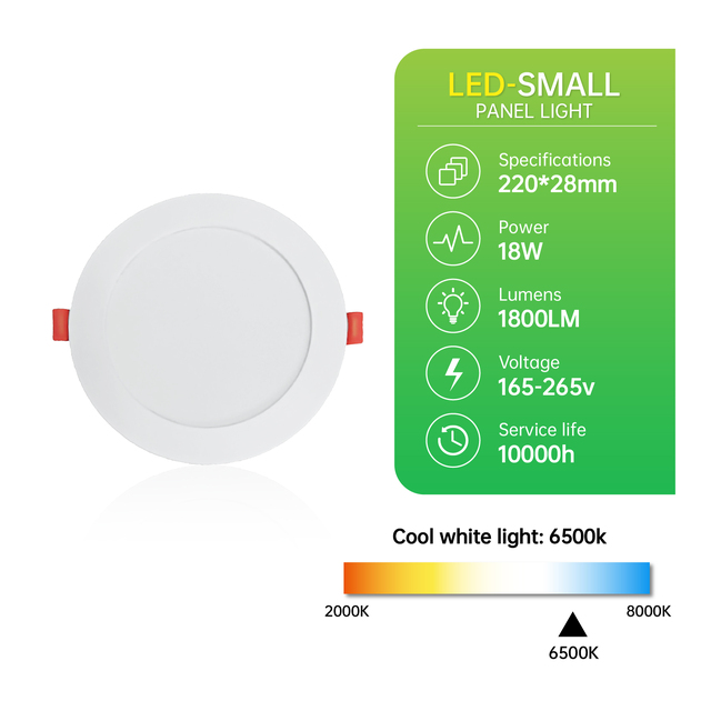 Ultra Thin 18W LED Panel Light Square Ceiling Lamp 6500K Tri-color Memory Smart Flat Panel Light  SMD2835
