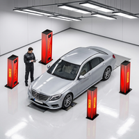 Système de caméra d'alignement de roues sans contact haute précision GATmatic GA-800B, base de données de 20 000 véhicules, vitesse d'équilibrage rapide