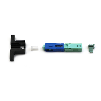 Connecteur papillon SC Ftth Sx Core Nut Sc Apc 58mm Wedge T Click Type Connecteur rapide à fibre optique