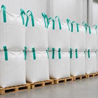 Sac en vrac respirant en PP FIBC à fond plat ventilé pour le stockage industriel