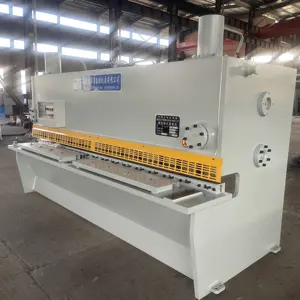 Máquina de corte e corte hidráulica QC11Y Guilhotina CNC 8*3200 em Aço em branco
