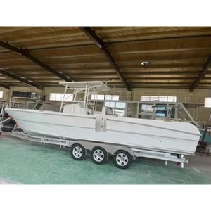 Cabine de yacht de sport à grande vitesse Luxury Ocean Cruiser Bateau de pêche en fibre de verre profond Usine pour la <span class=keywords><strong>vente</strong></span> touristique - Product Image 3
