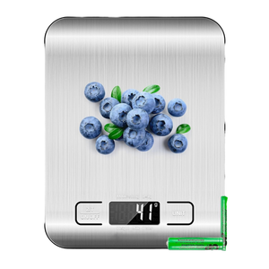 Balance de cuisine numérique Veidt avec écran LCD, petite, économique, 5 kg, grande capacité, en acier inoxydable, pour la cuisson et la pâtisserie, avec couvercle SF-2012 - Product Image 2