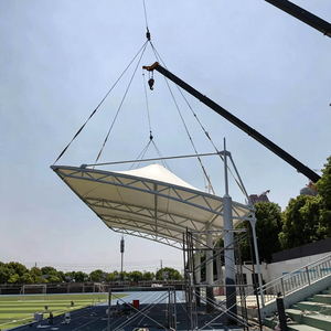 Estructuras de Acero para Tribunas, Estructuras para Eventos, Estructuras de Techo con Membrana, Materiales de Membrana Ignífugos para Techos de Tribunas - Product Image 3