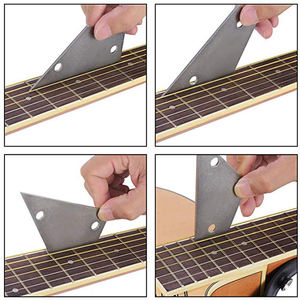 Kit de 6 Herramientas para <span class=keywords><strong>Luthier</strong></span> de Guitarra con Lima para Corostrar Trastes, Corostrador de Trastes de Acero Inoxidable y Protectores de Diapasón - Product Image 6