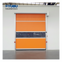Puerta Rápida de PVC Transparente, Puerta Rápida de PVC, Puerta Enrollable, Libre de Polvo para Cuartos Limpios y Almacenes
