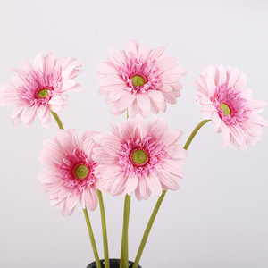 Artificial Gerbera Daisy <b>Single</b> Stem 64cm Long 13cm Head High Simulation For Home Decor Wedding - Product Image 3