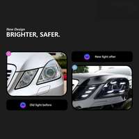 Faros Delanteros Zhen Ao RSJ para Mercedes-Benz Clase E W212 2009-2013, LED DRL 25W 6000LM 5000K Blanco Cálido 24V OE A2069063700, Nuevos