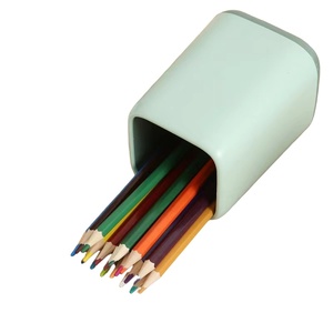Portapenne <span class=keywords><strong>bianco</strong></span> personalizzato modello di Logo personalizzato all'ingrosso della fabbrica di colori diversi su portapenne per insegnanti di scuola portapenne - Product Image 3