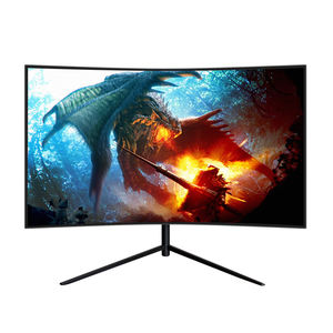Moniteur de jeu incurvé R1800 FHD <span class=keywords><strong>24</strong></span> <span class=keywords><strong>pouces</strong></span>, écran de jeu incurvé 144hz, sans cadre, AMD Freesync, 1ms - Product Image 1
