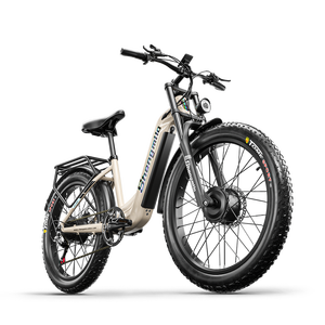 Bicicleta Eléctrica de Diseño 2000W con Batería Oculta de 17.5, Suspensión Completa, Neumáticos Gruesos para Terreno Difícil, 48V, con Batería de Litio - Product Image 5