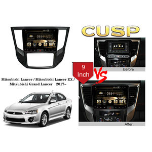 Système d'infodivertissement automobile Android 9 pouces pour Mitsubishi Lancer <span class=keywords><strong>2017</strong></span>- avec GPS intégré, Bluetooth, musique et Mirror Link - Product Image 2