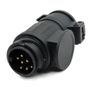 European Style <b>Trailer</b> Plug 13 Pin To 7 Pin Adapter EA1372 For Commercial Truck <b>Trailers</b> - Product Image 3