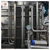 Pasteurisateur à plaques HTST commercial pour le traitement du lait, du jus, des œufs liquides pour l'industrie agroalimentaire