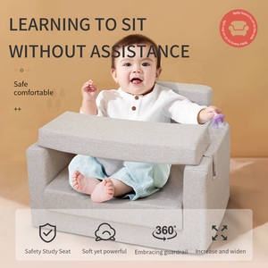 Удобный пенопластовый детский стул для детской комнаты, мягкие диванные кресла для детской комнаты, обучающий диван для новорожденных, маленький диван-сиденье - Product Image 5