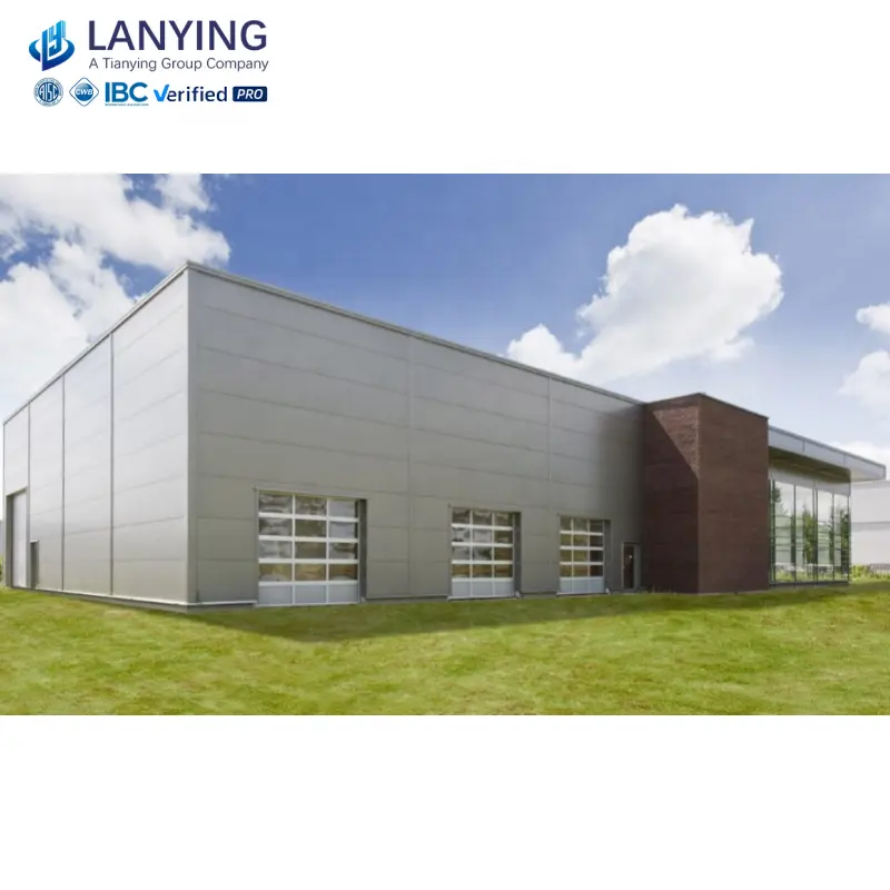 מבנה פלדה מחסנים טרומיים עיצוב בניין במלזיה סדנת פלדה Q345,Q235 פלדת פחמן נמוכה אור LS-652130