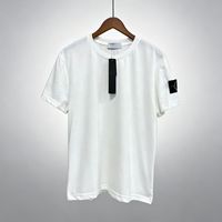 T-shirt Homme Manches Courtes Oversize en Jersey Lavé 100% Coton Anti-Transpiration avec Patchwork, Collection Été 2026 Streetwear