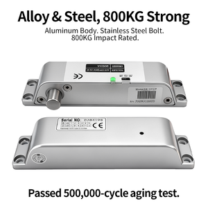 מנעול בורג חשמלי קל להתקנה על פני השטח DC12V 24V עיכוב זמן עיכוב זמן מנעול אלקטרוני לדלת עץ/מתכת/זכוכית - Product Image 3