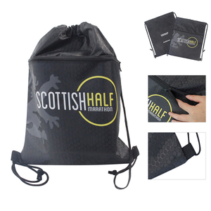 Zaino con coulisse nero all'ingrosso da basket corda da <span class=keywords><strong>disegno</strong></span> pacchetto donna uomo per bambini Sport con coulisse borsa da palestra con cerniera - Product Image 1