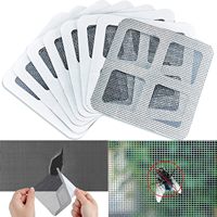 Kit de réparation d'écran de fenêtre adhésif résistant à l'eau, ruban adhésif pour les déchirures des fenêtres et des portes, couvrant les trous, réparation de filet, patch de réparation