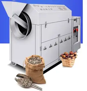 Gas elektrische zwei arten von heizung methoden kastanien rösten maschine kommerziellen kaffee bean roaster für verkauf