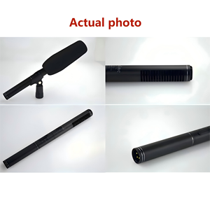 Chuyên Nghiệp 3 in1 Acoustic Có Dây Cầm Tay Phỏng Vấn Microphone Với Chủ Stick Giảm Tiếng Ồn Cho Phóng Viên Ghi Âm - Product Image 6