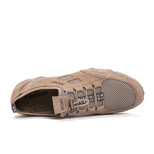 Mocassini da uomo scarpe da passeggio Gommino ballerine in pelle Air-top lacci Casual per il tempo libero fatto a mano leggero all'aperto - Product Image 6