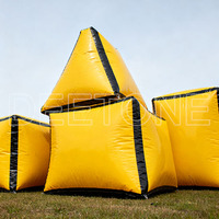 Bunker Gonflable Commercial Personnalisé Obstacle Paintball Speed Ball Pistolet Paintball Gonflable pour le Sport