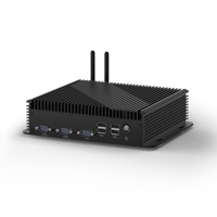 Mini-ordinateur sans ventilateur Intel I5 1235U 6 ports COM 2 ports DDR4 RAM CANbus double, boîtier PC industriel embarqué compatible rail DIN
