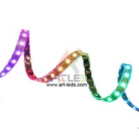 Ideal untuk Instalasi Seni Panggung, Lampu LED Strip Pixel RGBW SK6812 DC5V 60 Piksel IP20 PCB Putih Hitam, Warna Berubah Sesuai Impian