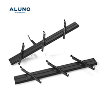 Cadre ALUNO Jalousie Low Cost 102mm Naco Aluminium Alloy Glass Window Louvre Frames