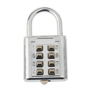 CH-601 Usine Directement Ventes CJSJ 8 Push Numéros Boutons <span class=keywords><strong>Combinaison</strong></span> D'empreintes Digitales <span class=keywords><strong>Cadenas</strong></span> - Product Image 1