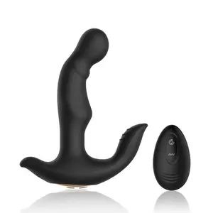 Vibrador de enchufe anal masculino giratorio de 12 frecuencias, Juguetes sexuales, masajeador de próstata para hombre, productos eróticos