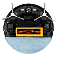 Robot Vacuum Cleaner Elektrik ABIR Home Appliances dengan Daya Hisap 4000Pa, untuk Lantai Keras, Penyapu Otomatis, dan Pengosongan Otomatis dengan Laser