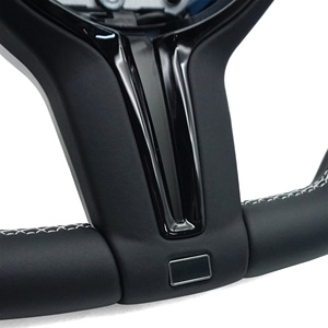Volante in Pelle per Auto <span class=keywords><strong>BMW</strong></span> F30 F10 F15 F36 F20 F22 F25 F32 M3 M5 E46 E60 E70 E90 E91 M Sports Disponibile - Product Image 5