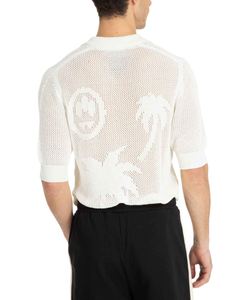 Personalizado de alta calidad de algodón de moda de negocios de punto de manga corta Camiseta Intarsia de punto de manga corta Polo - Product Image 3