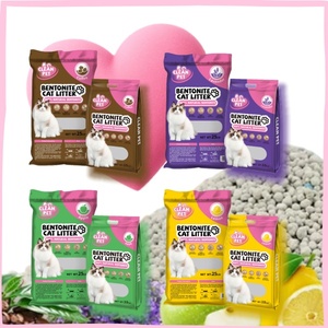 Litière pour chats en bentonite 25L à agglomération rapide et sans poussière, vente en gros - Product Image 1