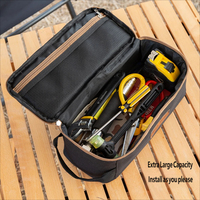 Sac de rangement pour couverts et tasses de camping en plein air, sac de rangement portable imperméable, sac de rangement pour vaisselle de grande capacité pour l'extérieur