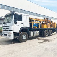 FYC350 perforatrice professionale per pozzi d'acqua montata su camion piattaforma di produzione per pozzi d'acqua di profondità 300m