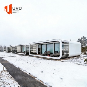 Maison Capsule de Luxe Moderne Préfabriquée Modulaire <span class=keywords><strong>pour</strong></span> Hôtels Glamping, Airbnb et Locations de Vacances en Europe - Product Image 1