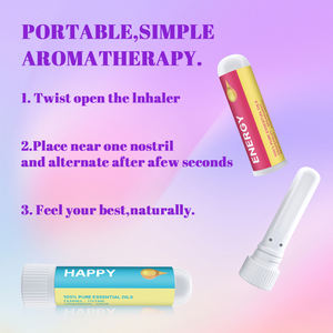 Ингалятор-стик для носа с лавандой и апельсином — чистые натуральные эфирные масла для облегчения заложенности носовых пазух, повышения энергии и снятия стресса - Product Image 4