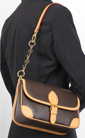 Porte-monnaie féminin avec extension de sangle de chaîne accessoire de sac fourre-tout à chaîne épaisse