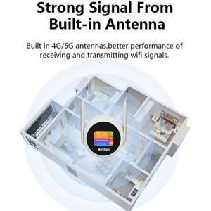 Router Portatile PIX-LINK WiFi 6 Hotspot <span class=keywords><strong>Mobile</strong></span> 4G LTE 300Mbps con Slot SIM Supporta 32 Utenti per Casa e Viaggio - Product Image 6