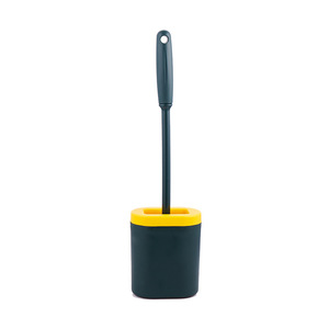 Brosse de toilette avec support, design ergonomique rectangulaire et flexible pour le nettoyage domestique - Product Image 5