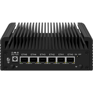 Zynshield Intel 12th Gen Alder Lake-N Mini Motherboard 5x 2.5G LAN Dual M.2 NVMe Low Power For Industrial Use AU US CN Plugs - Product Image 1