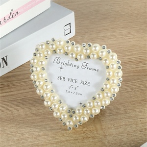 French Retro Pearl Photo <strong>Frame</strong> Table 3 6 7 8 10 Inches Heart-shaped Round <strong>Square</strong> Children's European - Product Image 3