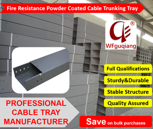 Saluran Kabel Industri Baja Berlubang dengan Dasar Padat dan Jaring Kawat Anti-Korosi untuk Konstruksi Pemasangan Kabel - Product Image 5