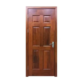 Деревянная модель, портативные двери в стиле колоний, Висячие деревянные двери из тикового дерева