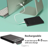 Miroir de voyage rechargeable, miroir de maquillage de poche éclairé, lumières LED à intensité variable, miroir de maquillage portable tactile