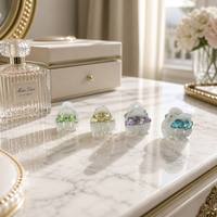 Mini pince à cheveux esthétique avec franges latérales, blanche nacrée de qualité supérieure, accessoires de bijouterie en strass macaron scintillants en gros